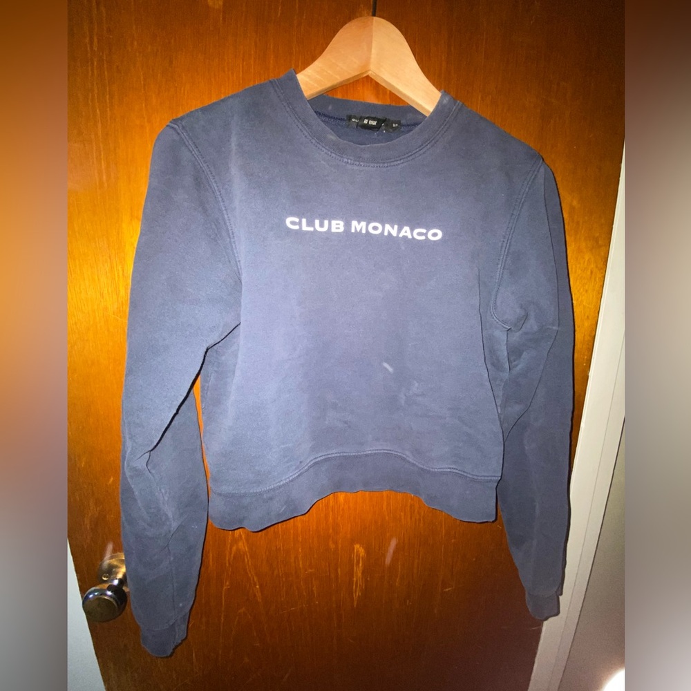 Club Monaco Navy Sweatshirt